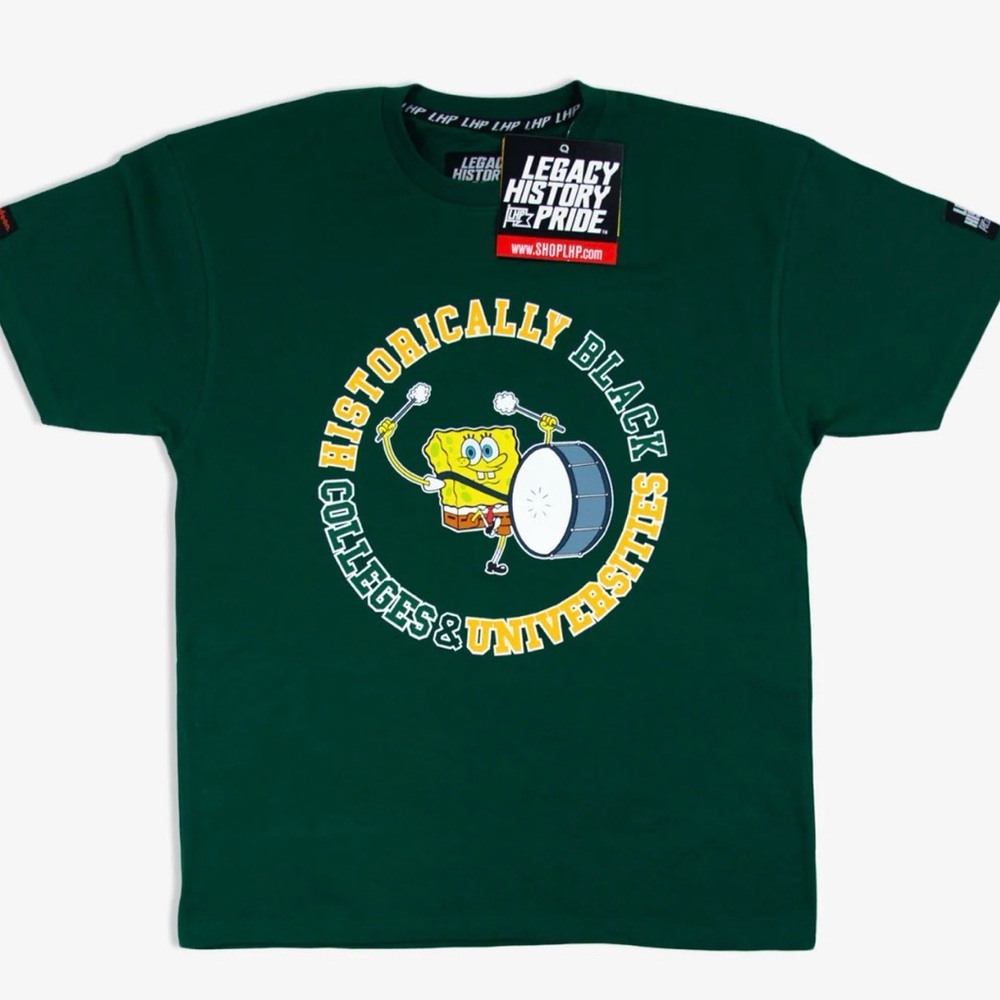 Florida A&M University SpongeBob Bass Drum T Shirt Sz S